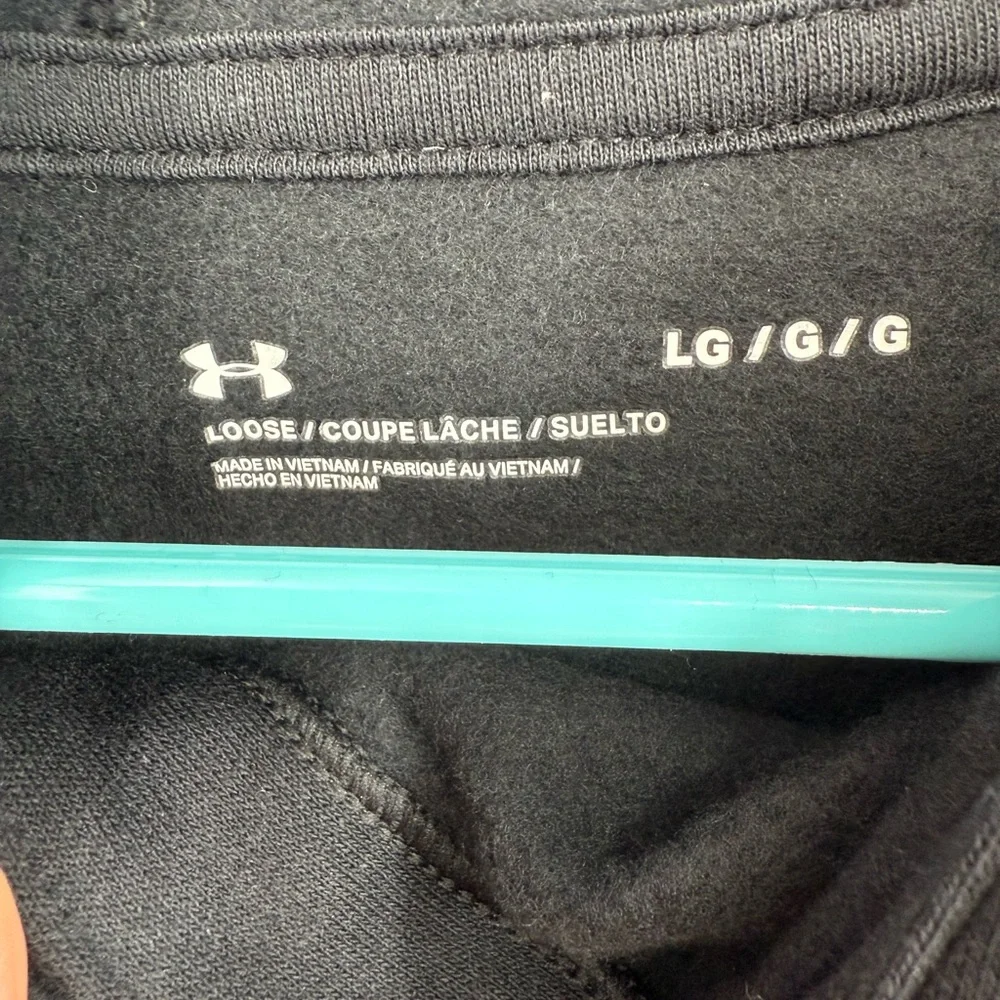 Under Armour Black Loose Fit Hoodie - Picture 2 of 2